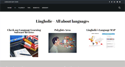 Desktop Screenshot of lingholic.com