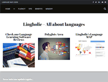 Tablet Screenshot of lingholic.com